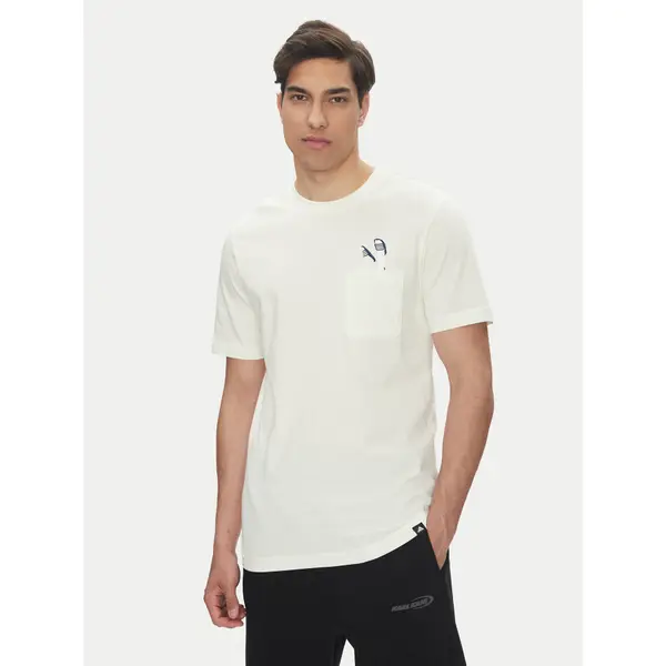 Adidas adidas T-shirt Lounge Slides Graphic Pocket JM0374 Bijela Regular Fit
