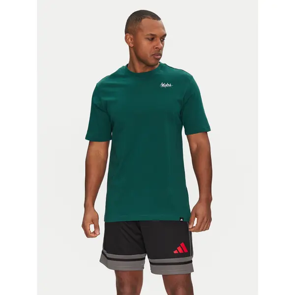 Adidas adidas T-shirt Lounge Still Life Bowl Graphic JJ3961 Zelena Regular Fit