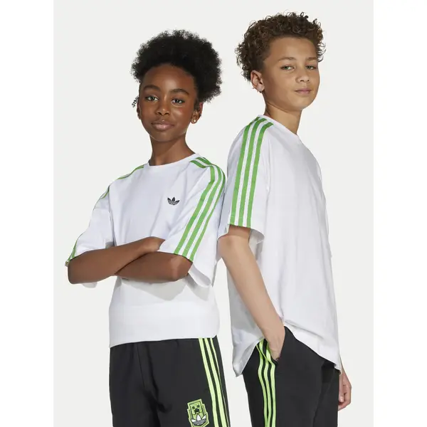Adidas adidas T-shirt Minecraft JW7750 Bijela Loose Fit