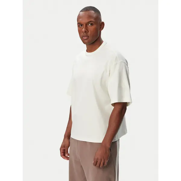 Adidas adidas T-shirt Soft Lux KB8095 Krem Regular Fit