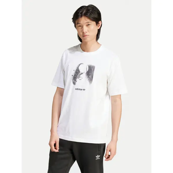 Adidas adidas T-shirt Supply Street IY3430 Bijela Regular Fit