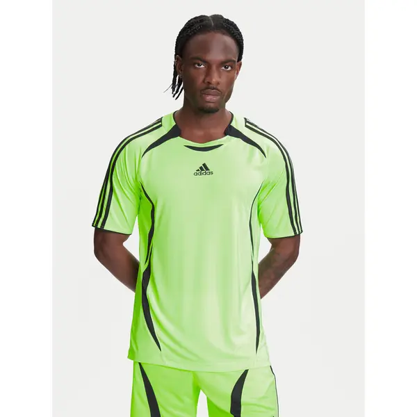Adidas adidas T-shirt Teamgeist adicolor JX1538 Zelena Loose Fit