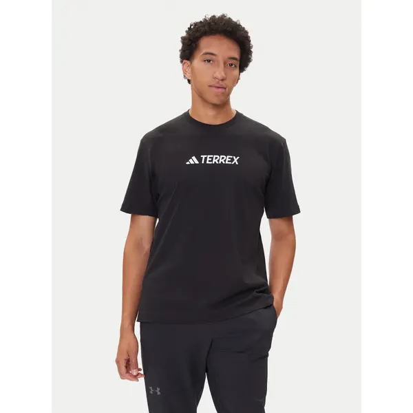 Adidas adidas T-shirt Terrex Classic Logo JF9143 Crna Regular Fit