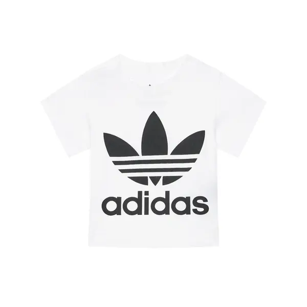 Adidas adidas T-shirt Trefoil DV2828 Bijela Regular Fit