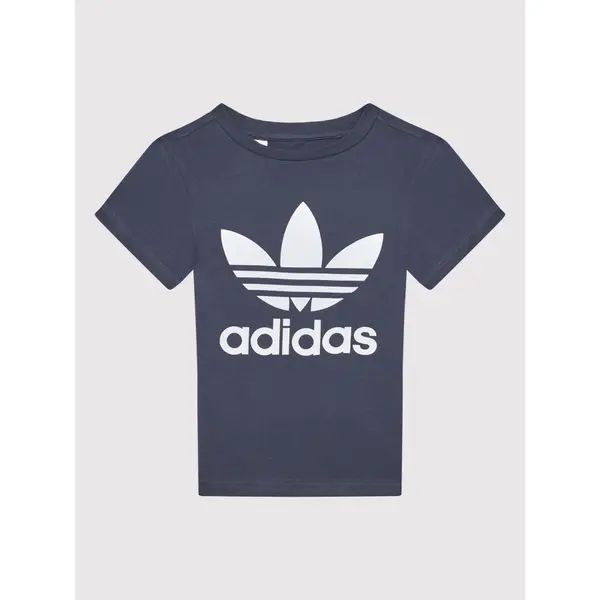 Adidas adidas T-shirt Trefoil HC9601 Tamnoplava Regular Fit