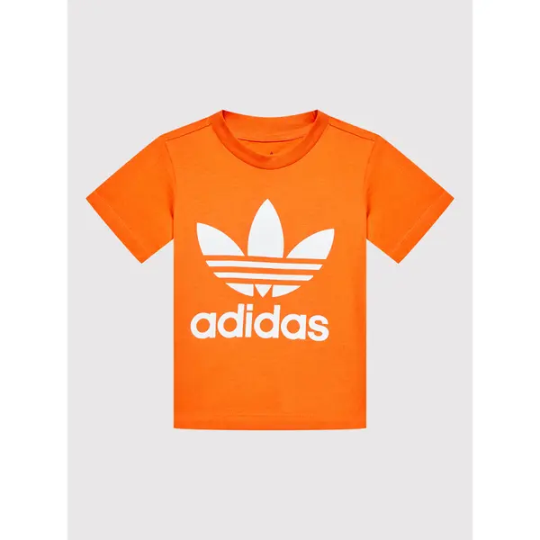 Adidas adidas T-shirt Trefoil HK7514 Narančasta Regular Fit