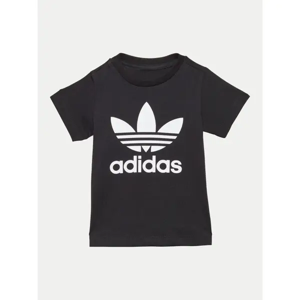 Adidas adidas T-shirt Trefoil IX5113 Crna Regular Fit