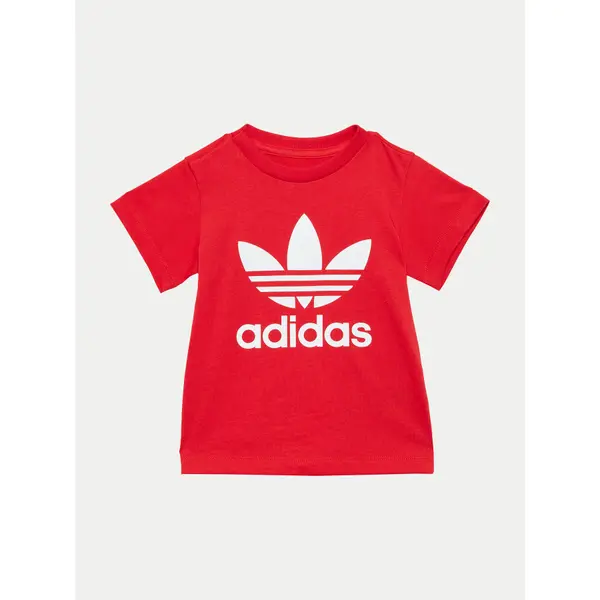 Adidas adidas T-shirt Trefoil IX5115 Crvena Regular Fit