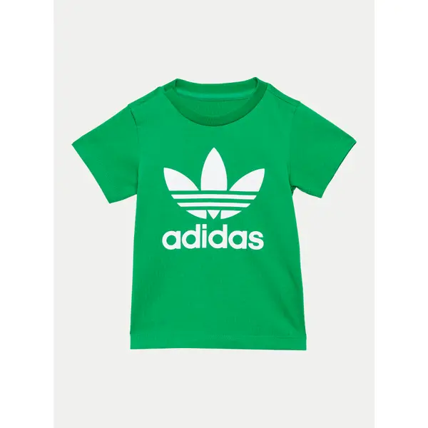 Adidas adidas T-shirt Trefoil IY4028 Zelena Regular Fit