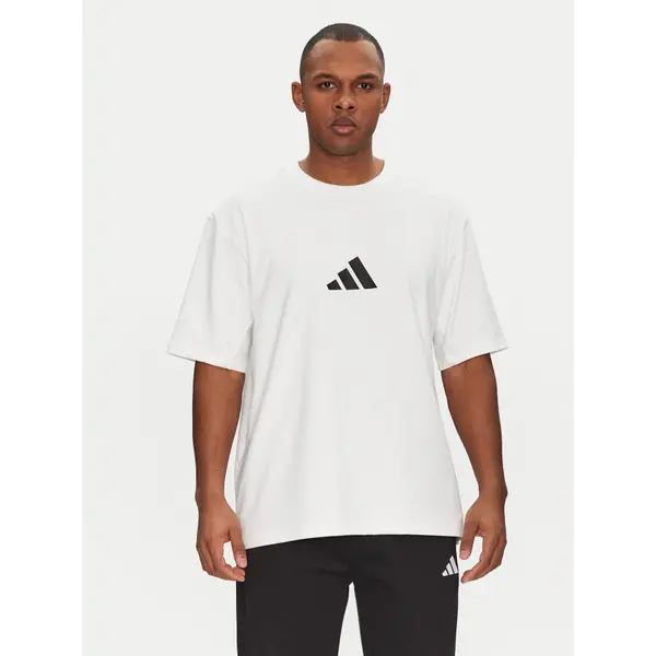 Adidas adidas T-shirt Z.N.E. JC5482 Bijela Loose Fit