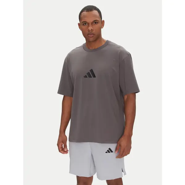 Adidas adidas T-shirt Z.N.E. JC5483 Siva Loose Fit