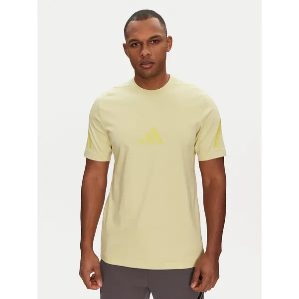 Adidas adidas T-shirt Z.N.E. JD5981 Žuta Regular Fit