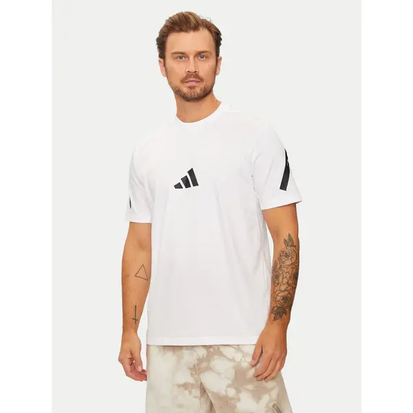 Adidas adidas T-shirt Z.N.E. JE3078 Bijela Regular Fit