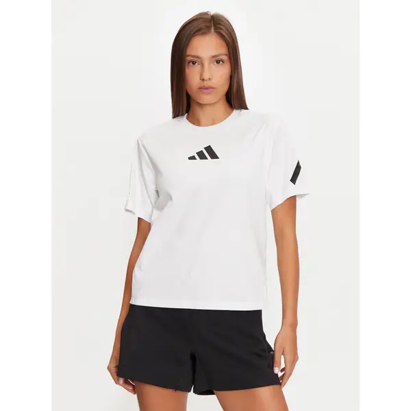 Adidas adidas T-shirt Z.N.E. JE7857 Bijela Regular Fit