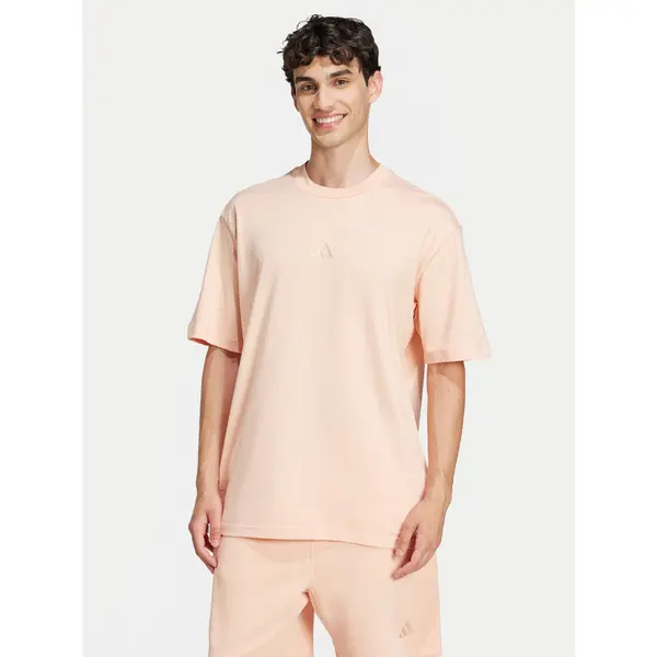 Adidas adidas T-shirt Zwide Graphic JD5828 Koraljna Loose Fit
