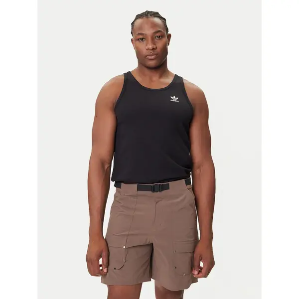 Adidas adidas Tank top Trefoil Essentials KA0648 Crna Regular Fit