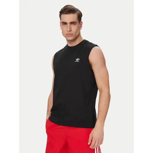 Adidas adidas Tank top Trefoil Essentials KD0691 Crna Regular Fit