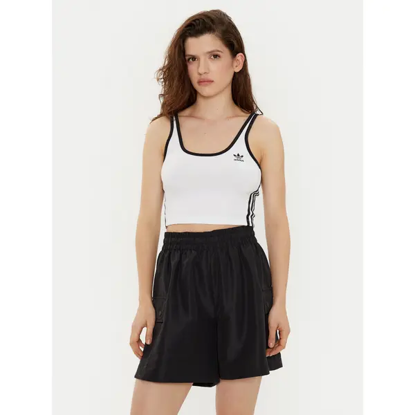Adidas adidas Top adicolor 3-Stripes JD4613 Bijela Slim Fit