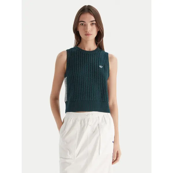 Adidas adidas Top adicolor JW4993 Zelena Regular Fit