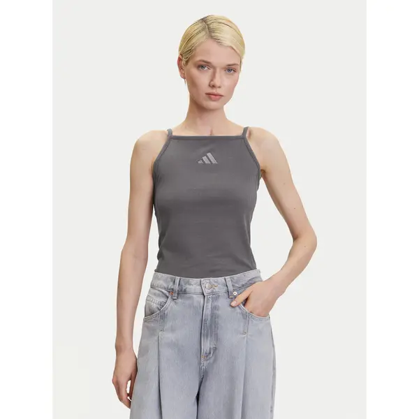 Adidas adidas Top ALL SZN Rib JJ1223 Siva Slim Fit