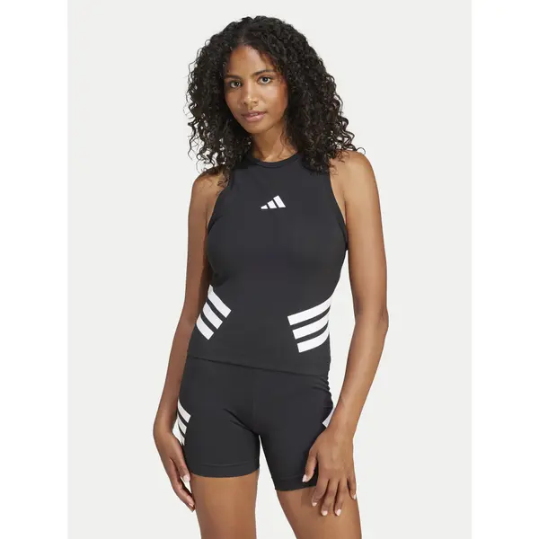 Adidas adidas Top Future Icons 3-Stripes JC5418 Crna Slim Fit
