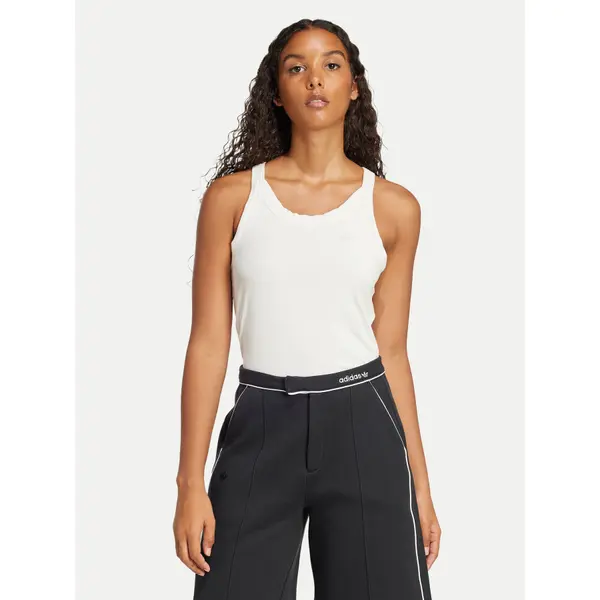 Adidas adidas Top Premium Essentials JD4768 Bijela Slim Fit