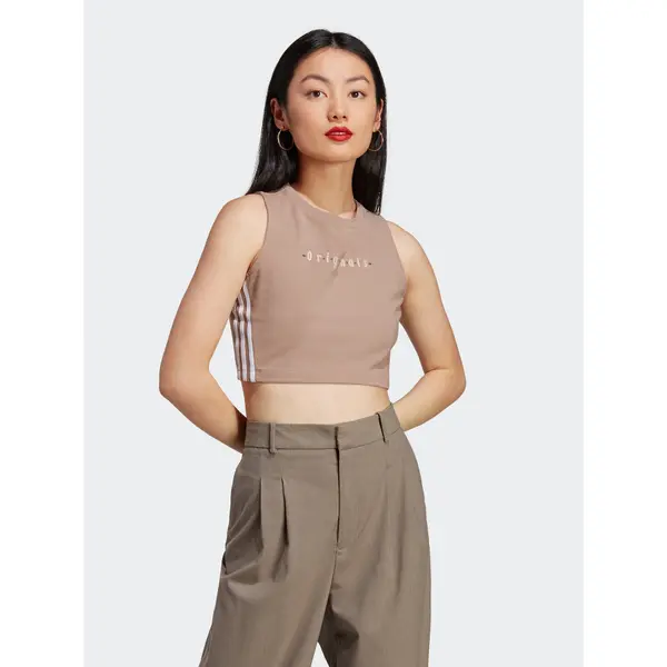 Adidas adidas Top Tank Top IQ3404 Smeđa