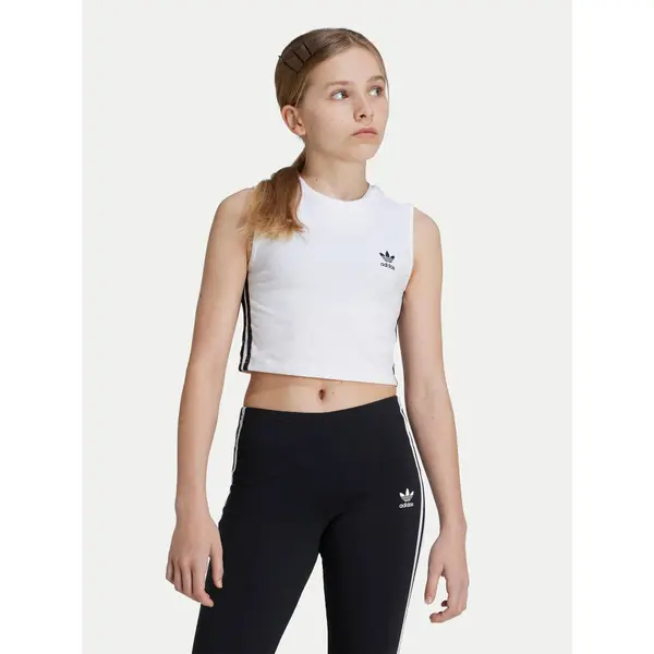 Adidas adidas Top Trefoil JE0514 Bijela Regular Fit