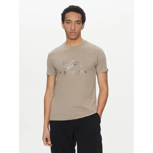 alpha industries Alpha Industries T-shirt Basic 100501 Bež Regular Fit