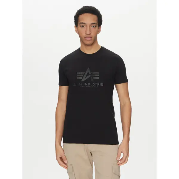 Alpha Industries Alpha Industries T-shirt Basic 100501 Crna Regular Fit