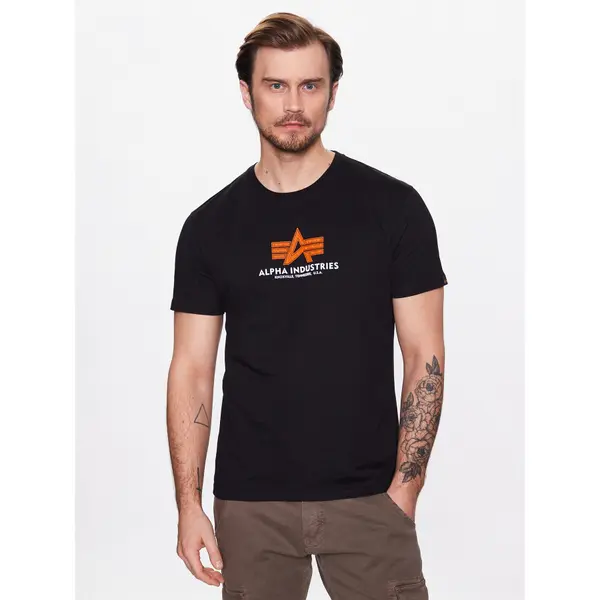 alpha industries Alpha Industries T-shirt Basic 100501RB Crna Regular Fit