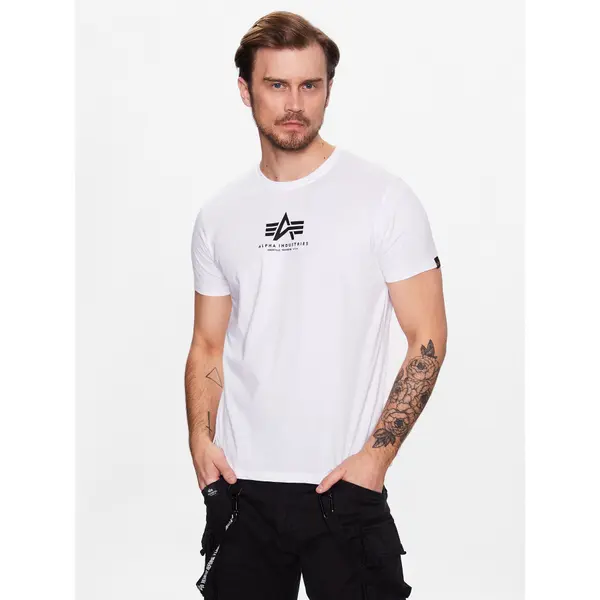 alpha industries Alpha Industries T-shirt Basic 118533 Bijela Regular Fit