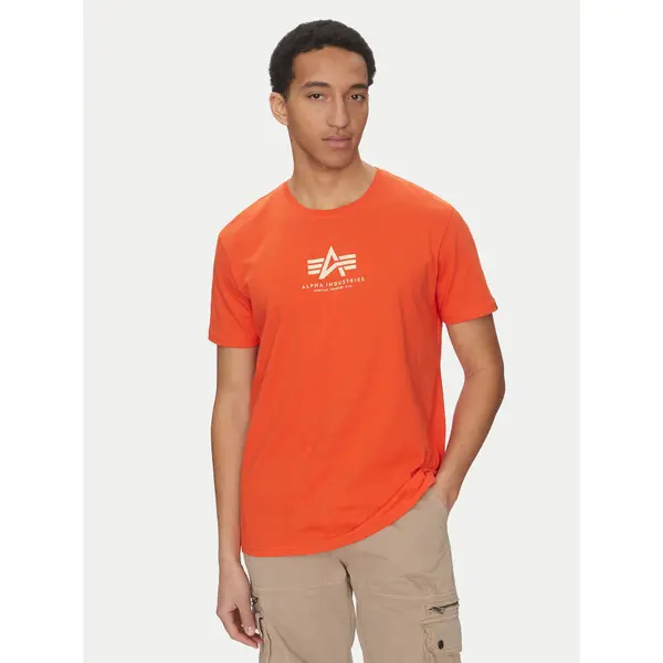 alpha industries Alpha Industries T-shirt Basic 118533 Narančasta Regular Fit
