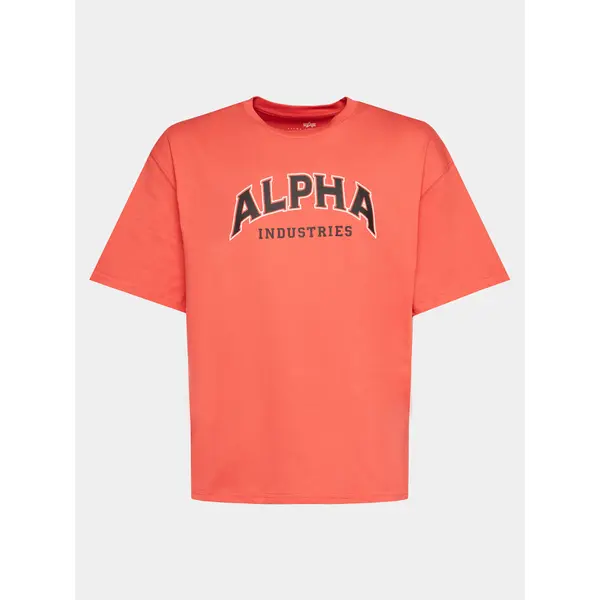 alpha industries Alpha Industries T-shirt College 146501 Crvena Relaxed Fit