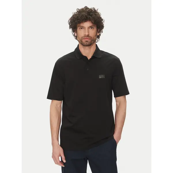 Armani Exchange Armani Exchange Polo XM000484 AF10364 UC001 Crna Regular Fit