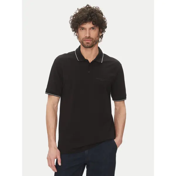 Armani Exchange Armani Exchange Polo XM000489 AF13026 UC001 Crna Regular Fit