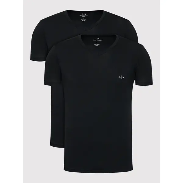 Armani Exchange Armani Exchange Set t-shirt majica﻿ 956004 CC282 07320 Crna Regular Fit