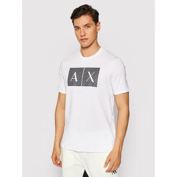 Armani Exchange Armani Exchange T-shirt 8NZTCK Z8H4Z 1100 Bijela Slim Fit