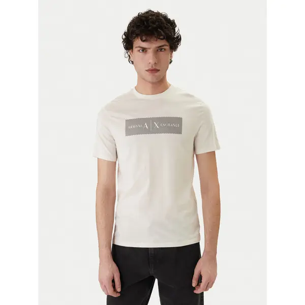 Armani Exchange Armani Exchange T-shirt XM002472 AF10356 U1074 Écru Slim Fit