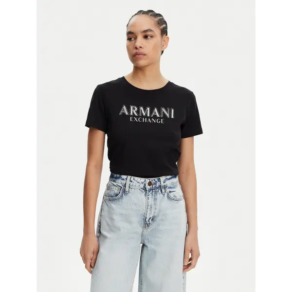 Armani Exchange Armani Exchange T-shirt XW000387 AF10354 UC001 Crna Regular Fit