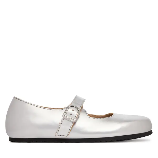 Birkenstock Balerinke Birkenstock Santa Clarita 1030679 Srebrna