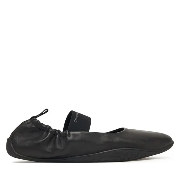Calvin Klein Balerinke Calvin Klein Ballet Sneaker Mj Lth HW0HW03308 Crna