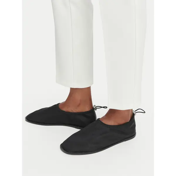 Calvin Klein Balerinke Calvin Klein Stretch Ballerina Shoe Spac Mesh HW0HW03041 Crna
