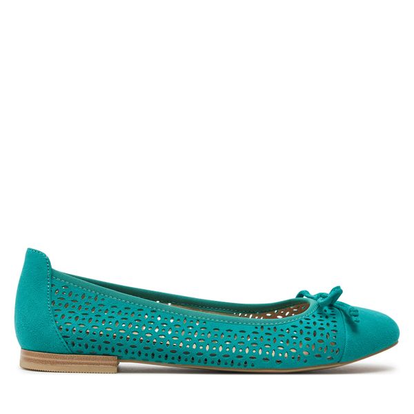 Caprice Balerinke Caprice 9-22185-42 Emerald Suede 711