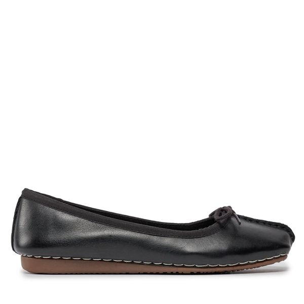Clarks Balerinke Clarks Freckle Ice 203529294 Black Leather