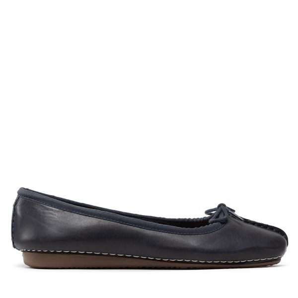 Clarks Balerinke Clarks Freckle Ice 203529324 Navy Leather
