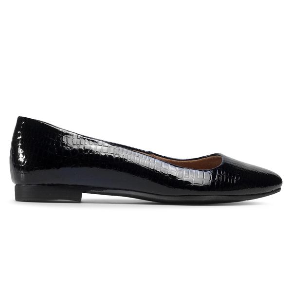 Maciejka Balerinke Maciejka 00873-46/00-5 Czarny Gad Lakier
