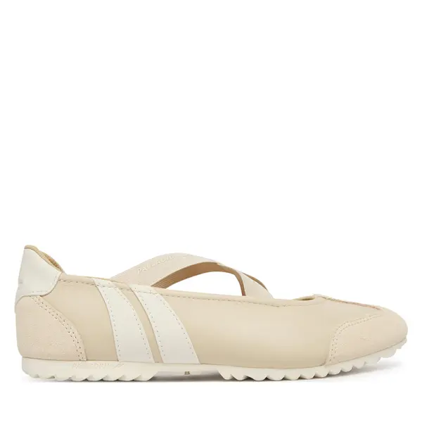 Palladium Balerinke Palladium Racerballerinalth 94645-244-M Écru