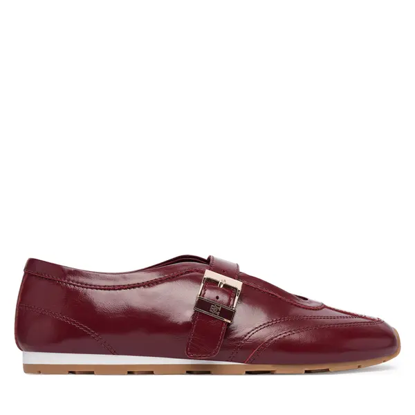 Tommy Hilfiger Balerinke Tommy Hilfiger Bella Ballet Mary Jane FW0FW09416 Tamnocrvena