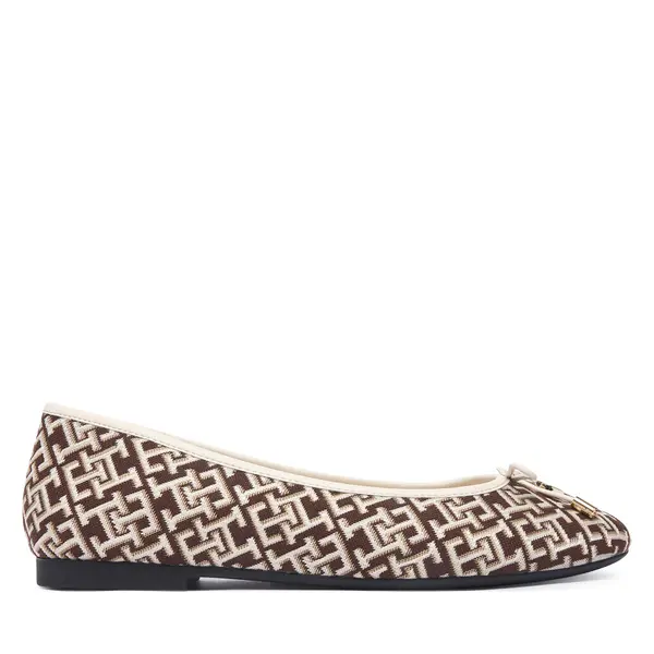 Tommy Hilfiger Balerinke Tommy Hilfiger Th Charm Jacquard Ballerina FW0FW09504 Šarena